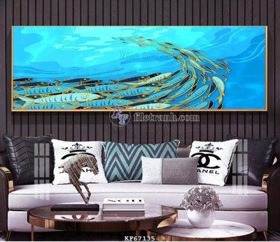 Tải file gốc File tranh hiện đại pha lê gương KF67135 (bản PSD) còn layer