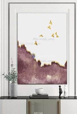 File gốc File tranh hiện đại pha lê gương KF67149 (in mica) làm quà tặng