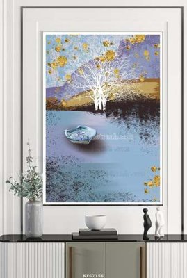 File gốc File tranh hiện đại pha lê gương KF67156 (in 3D) cho trang trí