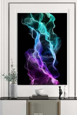 File gốc File tranh hiện đại pha lê gương KF67163 (bản quyền) cho in ấn