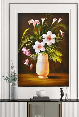 File in trần File tranh hiện đại pha lê gương KF67198 (bản gốc) hoa văn