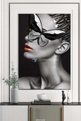 File gốc File tranh hiện đại pha lê gương KF67219 (thiết kế) độc quyền