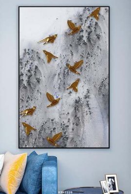 Download file File tranh hiện đại pha lê gương KF67228 (gốc) in mica đèn LED