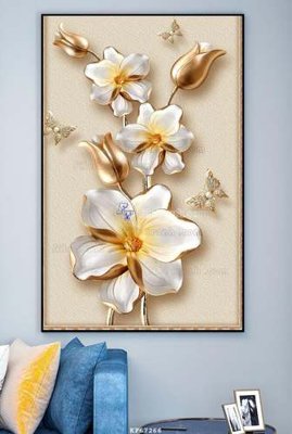 File in trần File tranh hiện đại pha lê gương KF67266 (bản gốc) 5D