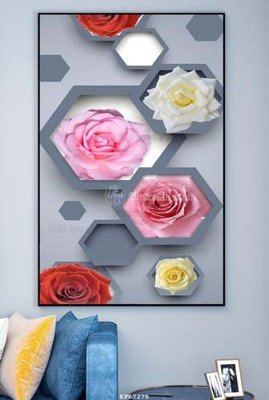 File in trần File tranh hiện đại pha lê gương KF67270 (bản gốc) mây trời