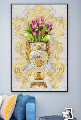 File tranh File tranh hiện đại pha lê gương KF67283 (ảnh gốc) in trần nhà