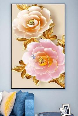 File gốc File tranh hiện đại pha lê gương KF67303 (in ấn) màu sắc trung thực