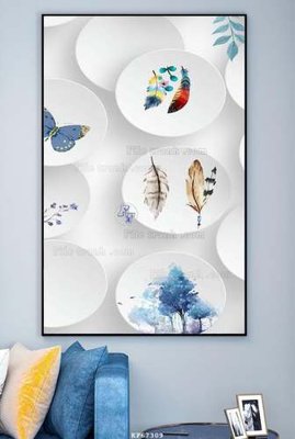 File gốc File tranh hiện đại pha lê gương KF67309 (in lụa) tranh phong thủy