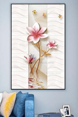 File ảnh File tranh hiện đại pha lê gương KF67319 (gốc) in poster