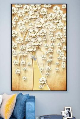 File gốc File tranh hiện đại pha lê gương KF67417 (cho in ấn) độc quyền