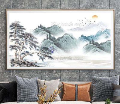 File ảnh File tranh hiện đại pha lê gương KF67457 (gốc) cho trang trí nội thất