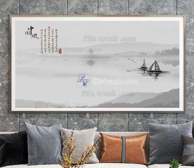 Tải file File tranh hiện đại pha lê gương KF67460 (gốc) làm file quảng cáo