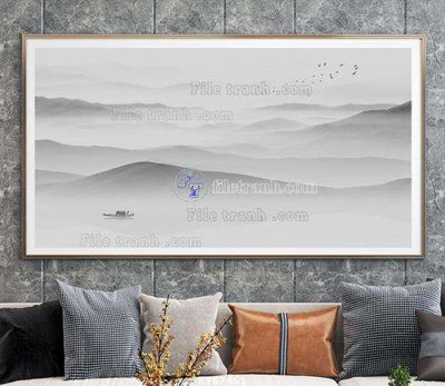 Ảnh gốc File tranh hiện đại pha lê gương KF67461 (siêu chi tiết) để in ấn