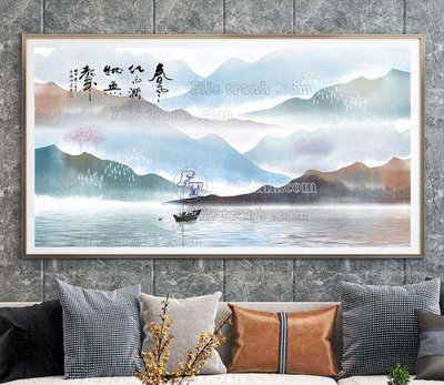 File gốc File tranh hiện đại pha lê gương KF67475 (in lụa) tranh phong thủy