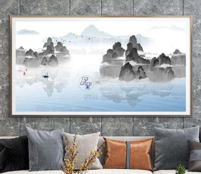 File tranh File tranh hiện đại pha lê gương KF67484 (gốc) in film