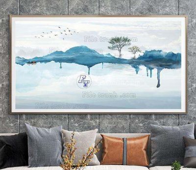 File gốc File tranh hiện đại pha lê gương KF67538 (trang trí) phòng trẻ em