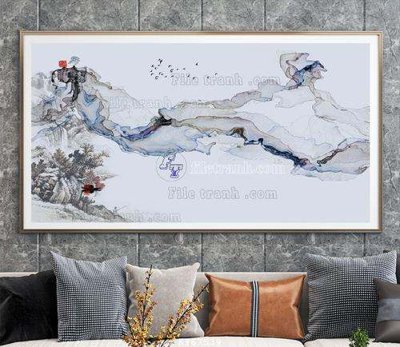 Tải file gốc File tranh hiện đại pha lê gương KF67539 (in bạt) quảng cáo