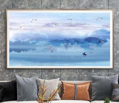 File tranh File tranh hiện đại pha lê gương KF67546 (ảnh gốc) sắc nét hoàn hảo