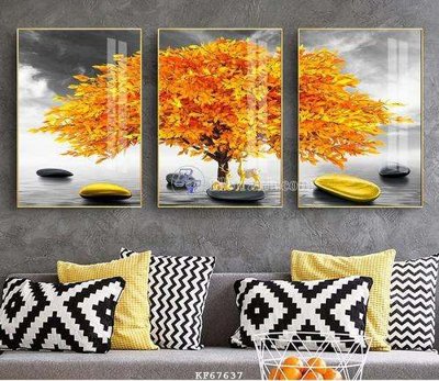 File PSD File tranh hiện đại pha lê gương KF67637 (bản gốc) đã tách nền