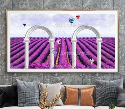 File in ấn File tranh hiện đại pha lê gương KF67644 (bản gốc) sắc nét