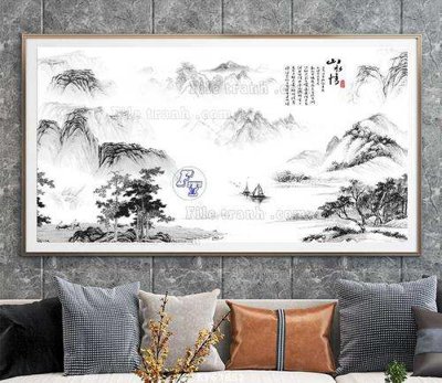 Tải về hình ảnh gốc File tranh hiện đại pha lê gương KF67652 sắc nét