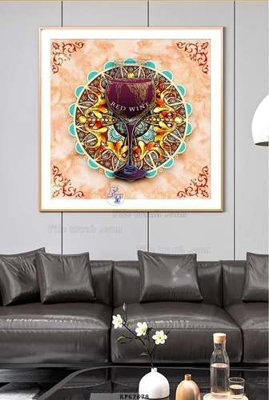 File gốc File tranh hiện đại pha lê gương KF67678 (ảnh chi tiết) để in ấn