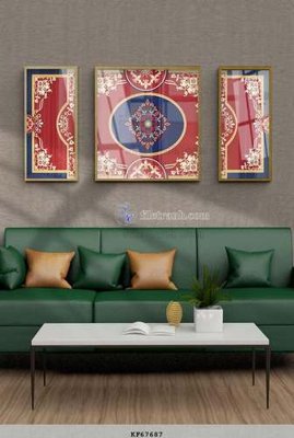 Ảnh gốc File tranh hiện đại pha lê gương KF67687 (độ nét cao) in mica