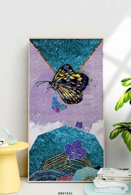 File tranh File tranh hiện đại pha lê gương KF67691 (bản gốc) trang trí văn phòng