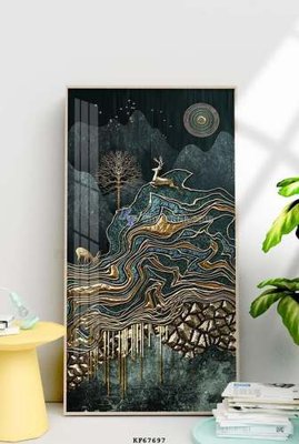 Tải file File tranh hiện đại pha lê gương KF67697 (gốc) làm file quảng cáo