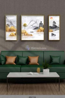 Chi tiết file ảnh File tranh hiện đại pha lê gương KF67702 sắc nét