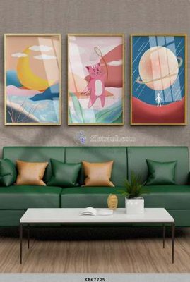 File gốc in ấn File tranh hiện đại pha lê gương KF67725 (sẵn sàng tải về)