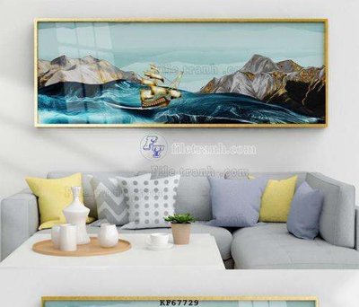 File tranh trang trí File tranh hiện đại pha lê gương KF67729 (tải file gốc)