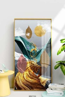 Tệp tin gốc File tranh hiện đại pha lê gương KF67733 (dùng cho in) File tranh hiện đại pha lê gương KF67733