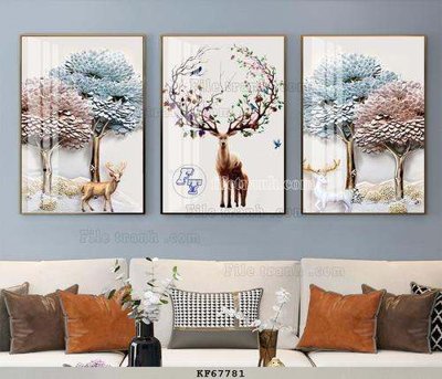 Tải file tranh File tranh hiện đại pha lê gương KF67781 (ảnh gốc) ngay