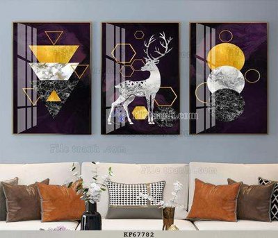 Mua file gốc File tranh hiện đại pha lê gương KF67782 (chất lượng) tại Filetranh.com