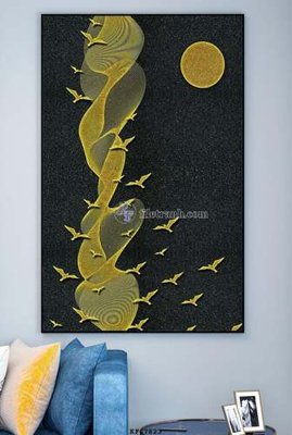 Hình ảnh file gốc File tranh hiện đại pha lê gương KF67823 cho in UV