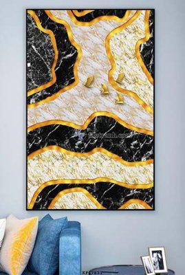 File gốc File tranh hiện đại pha lê gương KF67831 (in ấn) màu sắc trung thực