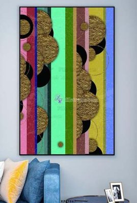 Tải file File tranh hiện đại pha lê gương KF67847 (gốc) chủ đề hoa sen