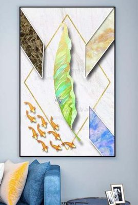 File ảnh File tranh hiện đại pha lê gương KF67851 (gốc) in backdrop sự kiện