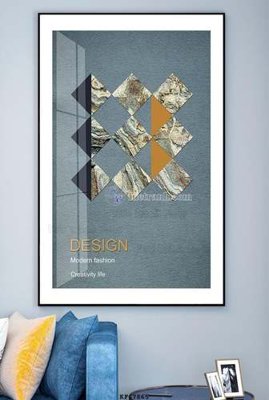 File tranh File tranh hiện đại pha lê gương KF67865 (gốc) phong cách tối giản