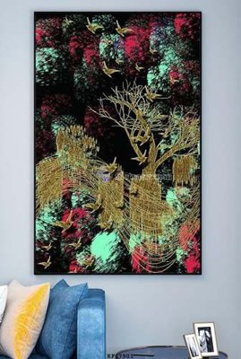 Mua file ảnh gốc File tranh hiện đại pha lê gương KF67901 (chất lượng cao)