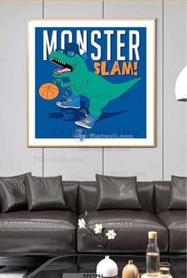 File PSD in ấn File tranh hiện đại pha lê gương KF67981 (chất lượng cao)