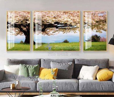 File tranh File tranh hiện đại pha lê gương KF67999 (gốc) in film