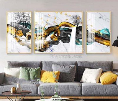 File tranh File tranh hiện đại pha lê gương KF68048 (ảnh gốc) chi tiết rõ ràng