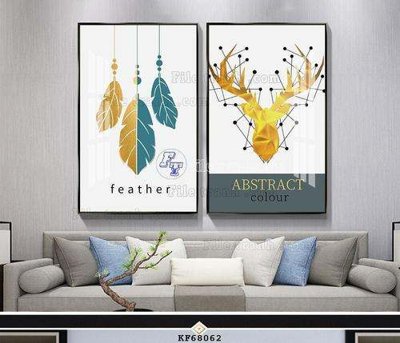 File gốc File tranh hiện đại pha lê gương KF68062 (ảnh chi tiết) để in lụa