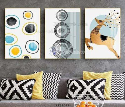 File tranh File tranh hiện đại pha lê gương KF68063 (gốc) in backlit film