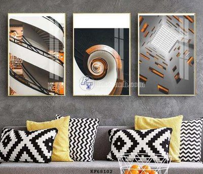 Cung cấp file tranh gốc File tranh hiện đại pha lê gương KF68102 độc quyền