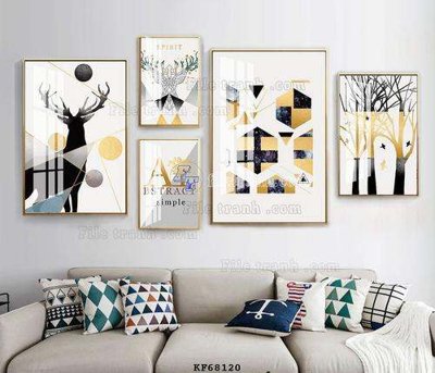 Tải file gốc File tranh hiện đại pha lê gương KF68120 (bản PSD) đầy đủ layer