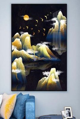 File tranh File tranh hiện đại pha lê gương KF68173 (ảnh gốc) cho in ấn kỹ thuật số