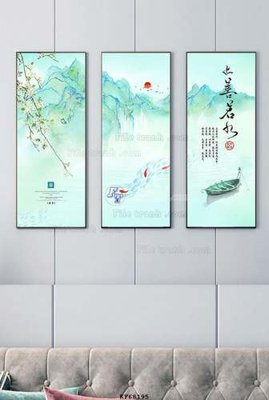 File gốc File tranh hiện đại pha lê gương KF68195 (PNG) trong suốt (transparent)